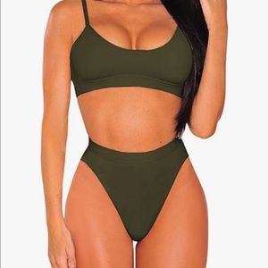 Pink Queen high cut bikini